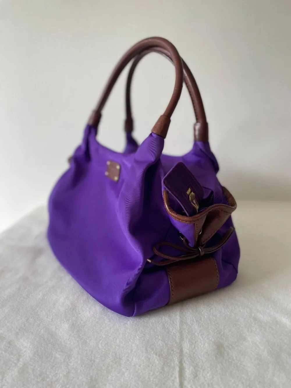 Share Kate Spade Grammercy Park Stevie Y2K in Nylon, African Violet (purple)- Y2